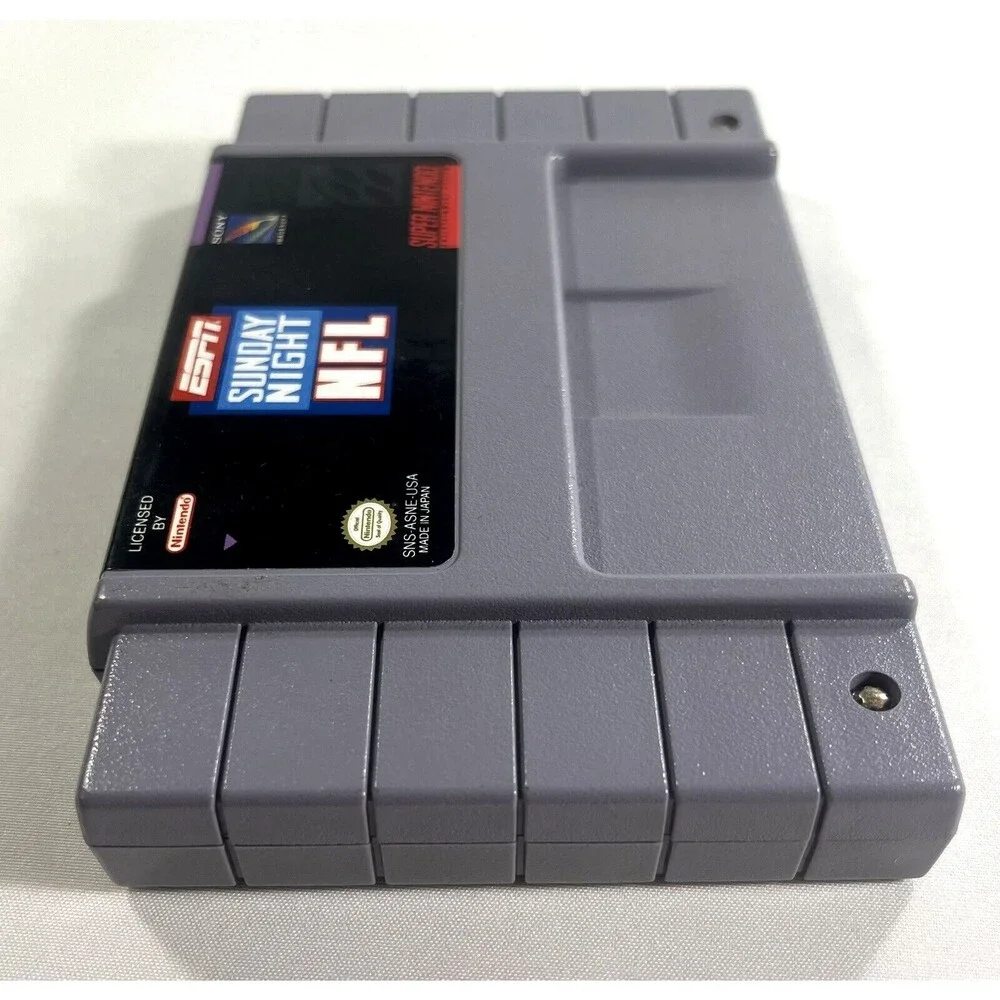 ESPN Sunday Night NFL Super Nintendo Entertainment System 1994 Tested